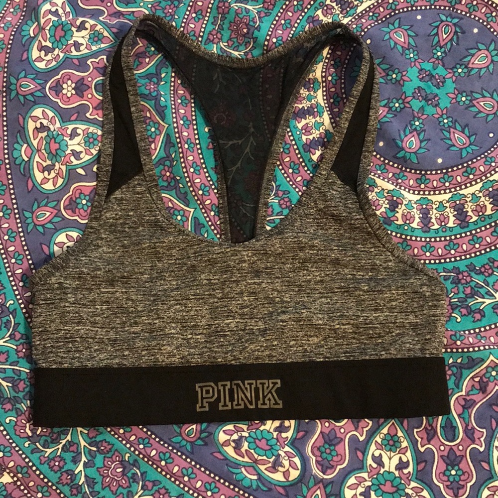 Pink Sports Bra
